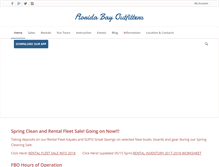 Tablet Screenshot of paddlefloridakeys.com